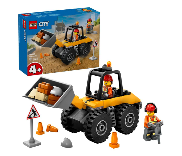 LEGO City 60450 Żółta ładowarka kołowa - 1284113 - zdjęcie 2